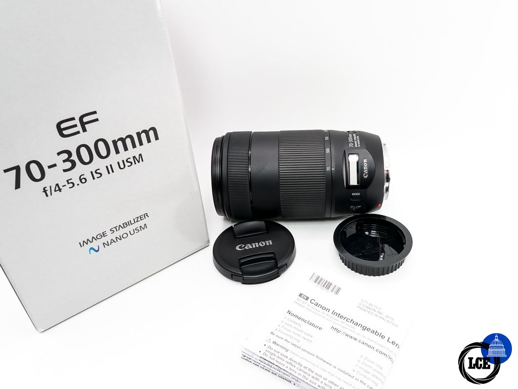 Canon EF 70-300mm F4-5.6 IS II USM  * BOXED *