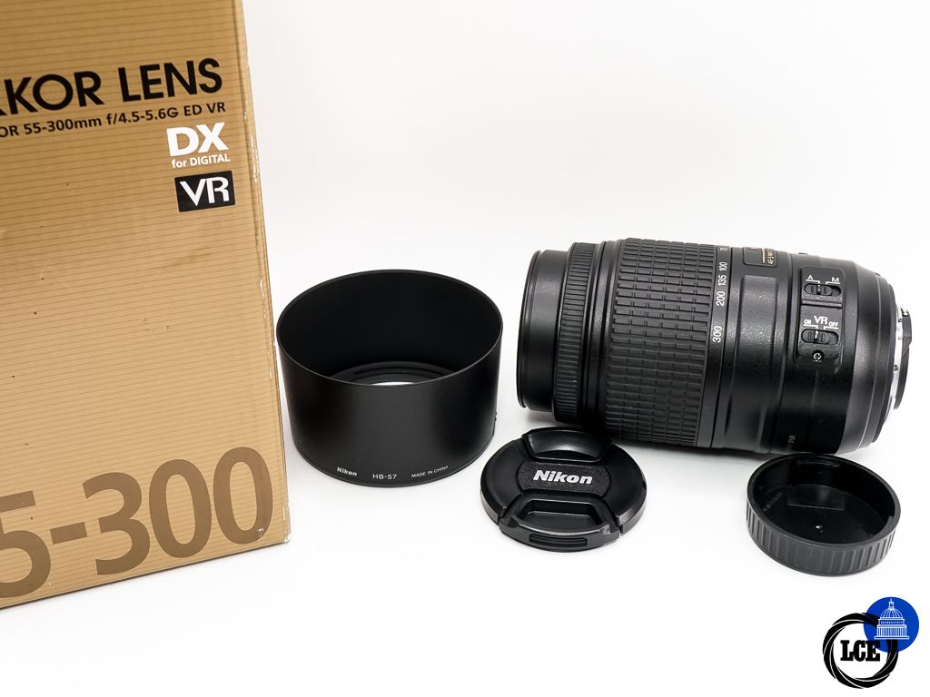 Nikon AF-S 55-300mm F4.5-5.6G ED DX VR * BOXED *