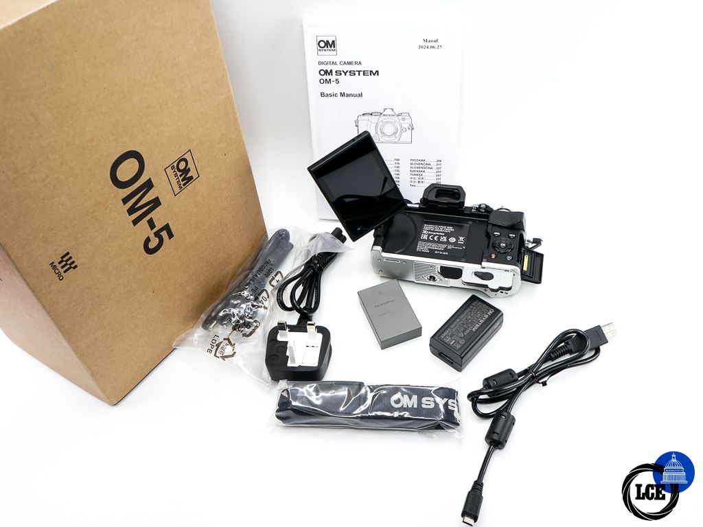 OM SYSTEM OM- 5 BODY * MINT, BOXED & VERY LOW SHUTTER COUNT *