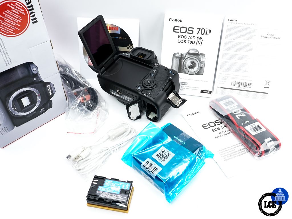 Canon EOS 70D Body * BOXED / SHUTTER COUNT 2.6K *