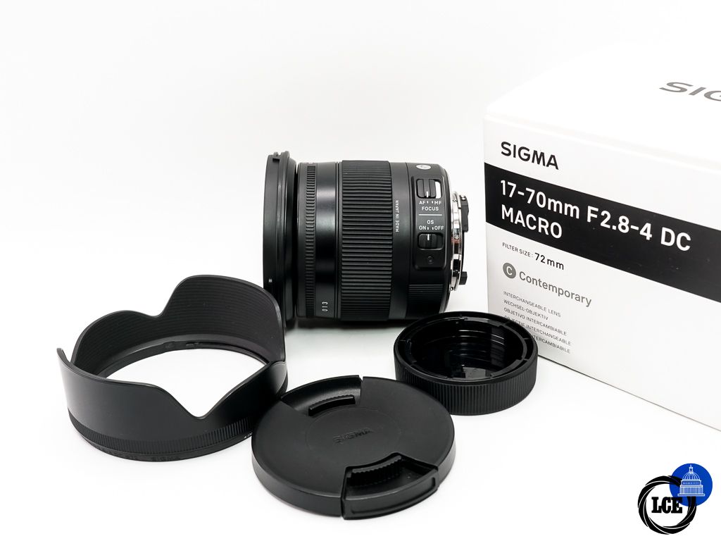 Sigma 17-70mm F2.8-4 DC (c) OS HSM * BOXED *