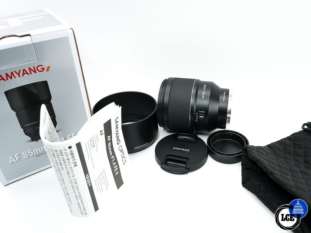 Samyang AF 85mm F1.4 FE II * BOXED & LIKE NEW *