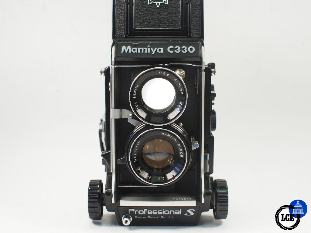 Mamiya C330 Pro S + 80mm F2.8 blue dot